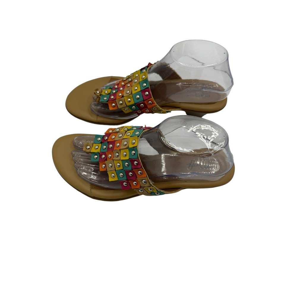 Eurosoft‎ by Sofft Sandals Thong Flip Flop Low Kitten Heel Women's Size 9.5 - Picture 2 of 7